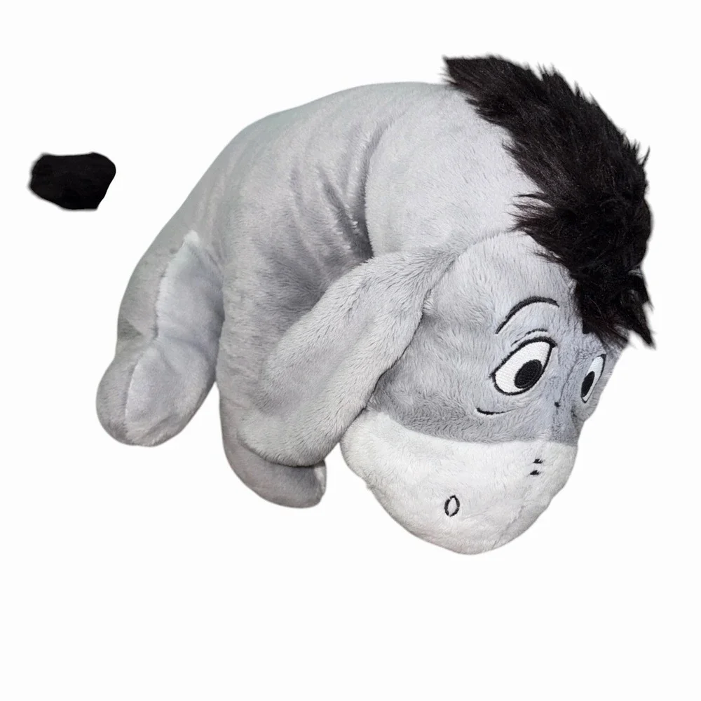Disney Store Eeyore Large Plush Stuffed Animal‎ Winnie The Pooh Detachable Tail